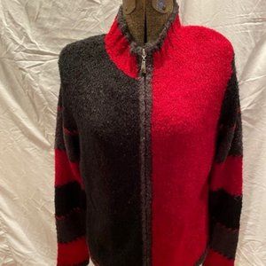 Christopher and Banks Cardigan Zip Up Sweater hand